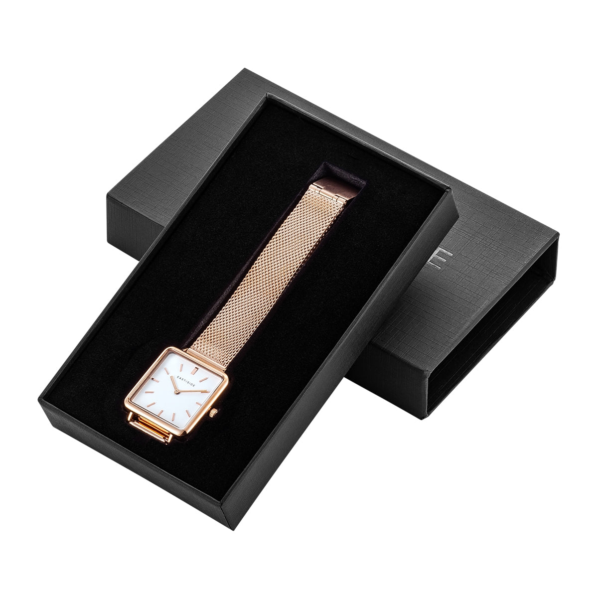 Damen Quarzuhr roségold Edelstahl roségold
