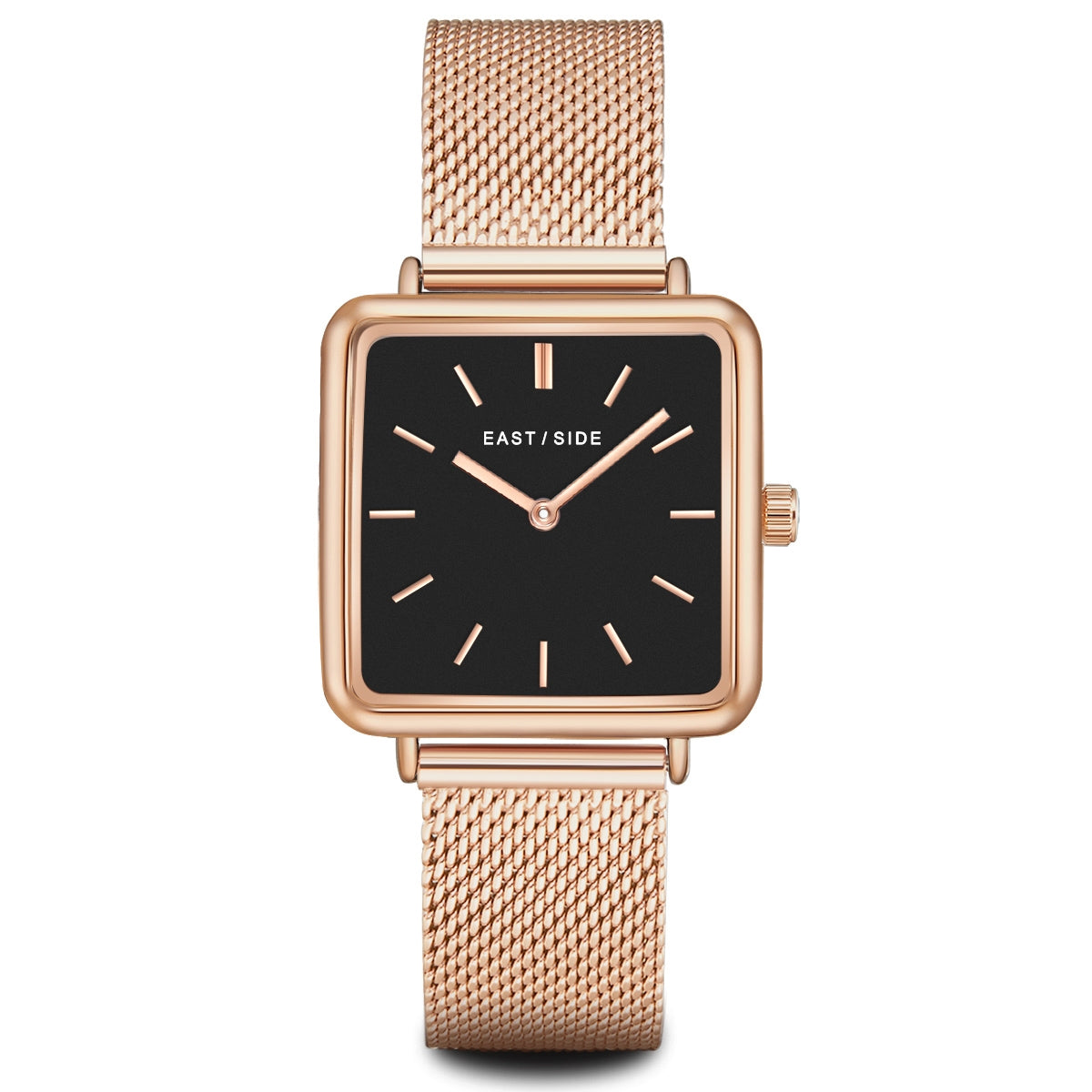 Damen Quarzuhr roségold Edelstahl roségold