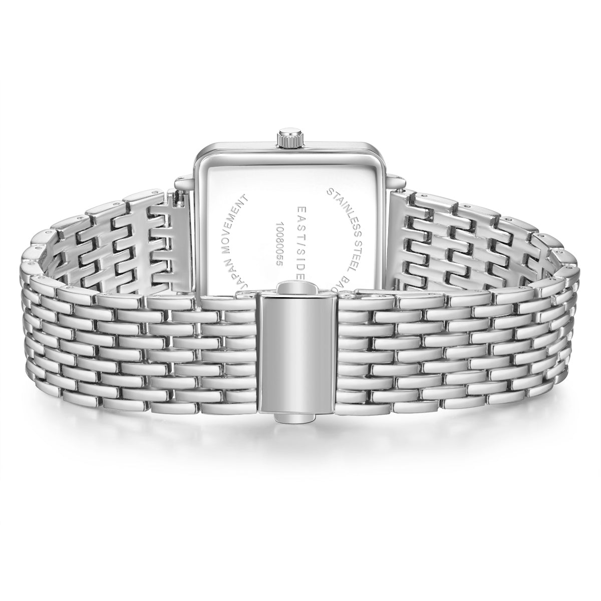 Damen Quarzuhr silber Metall silber
