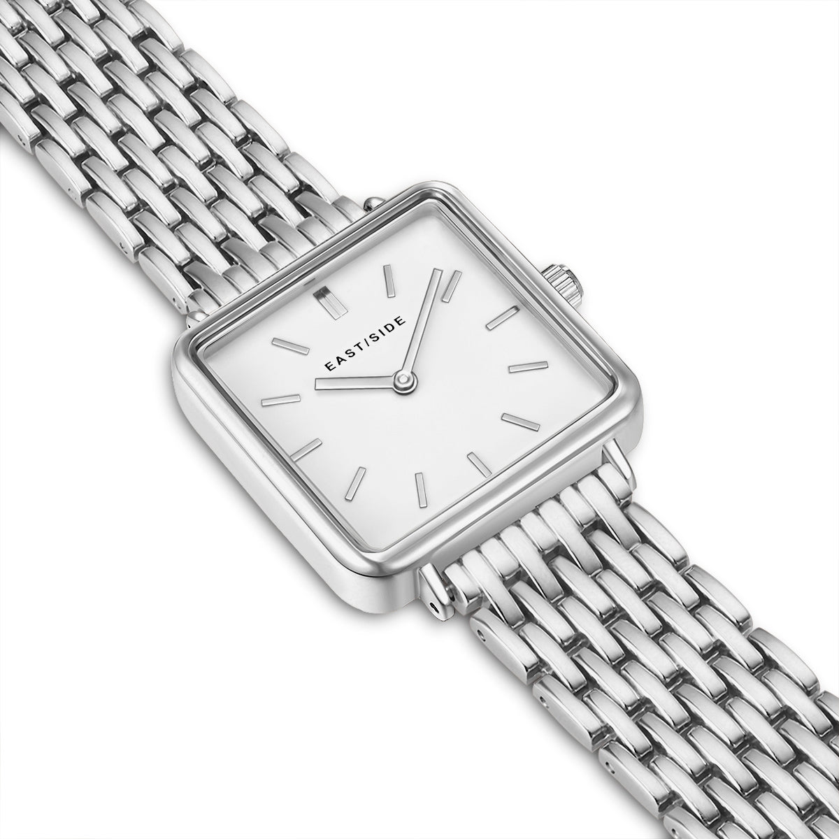 Damen Quarzuhr silber Metall silber
