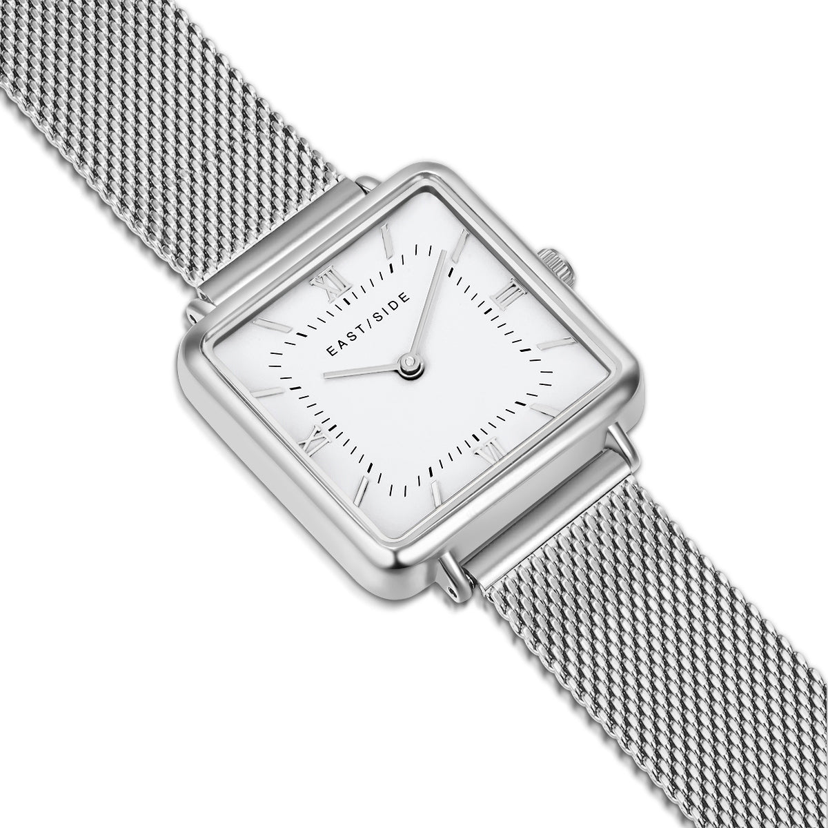 Damen Quarzuhr silber Edelstahl silber