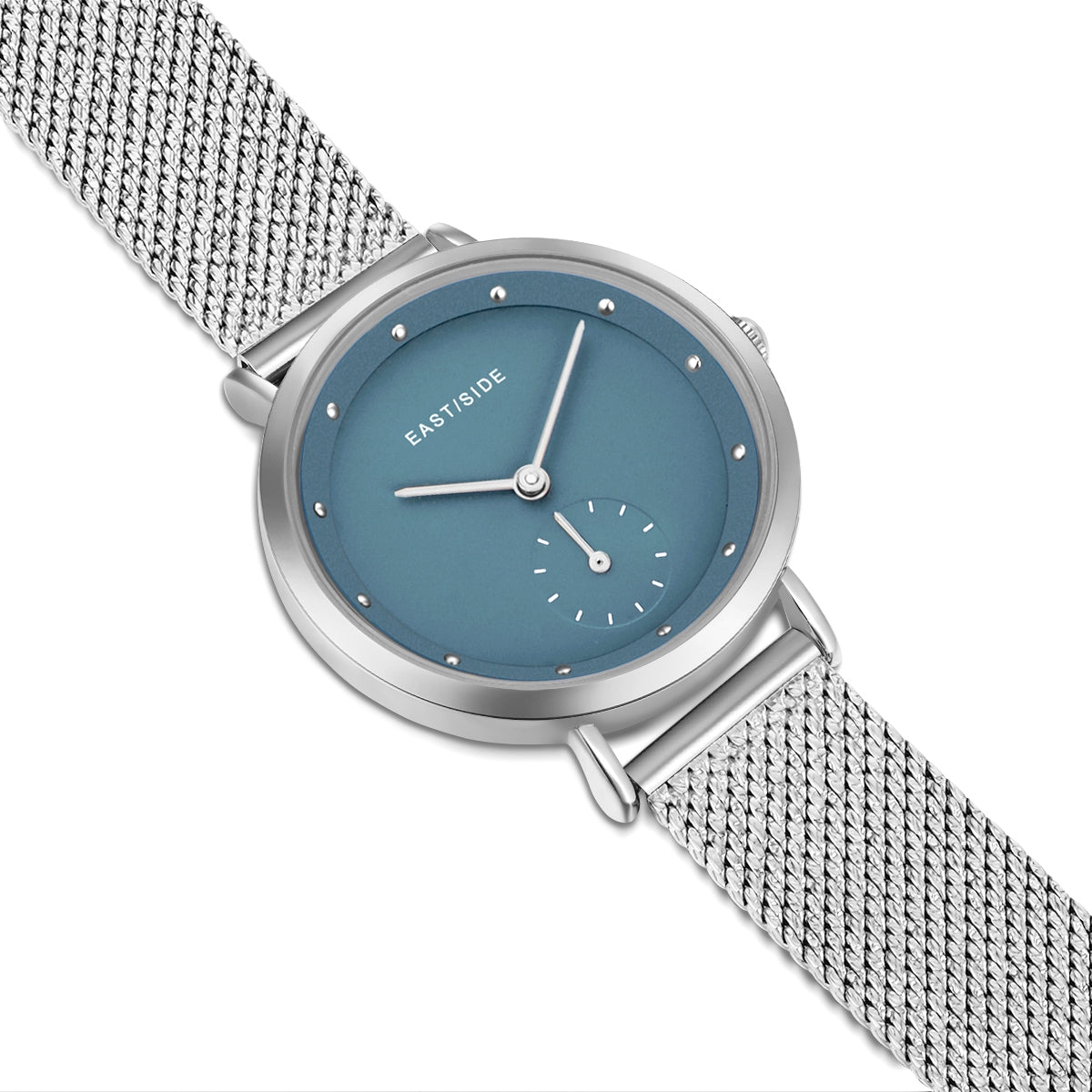Damen Quarzuhr silber Edelstahl silber
