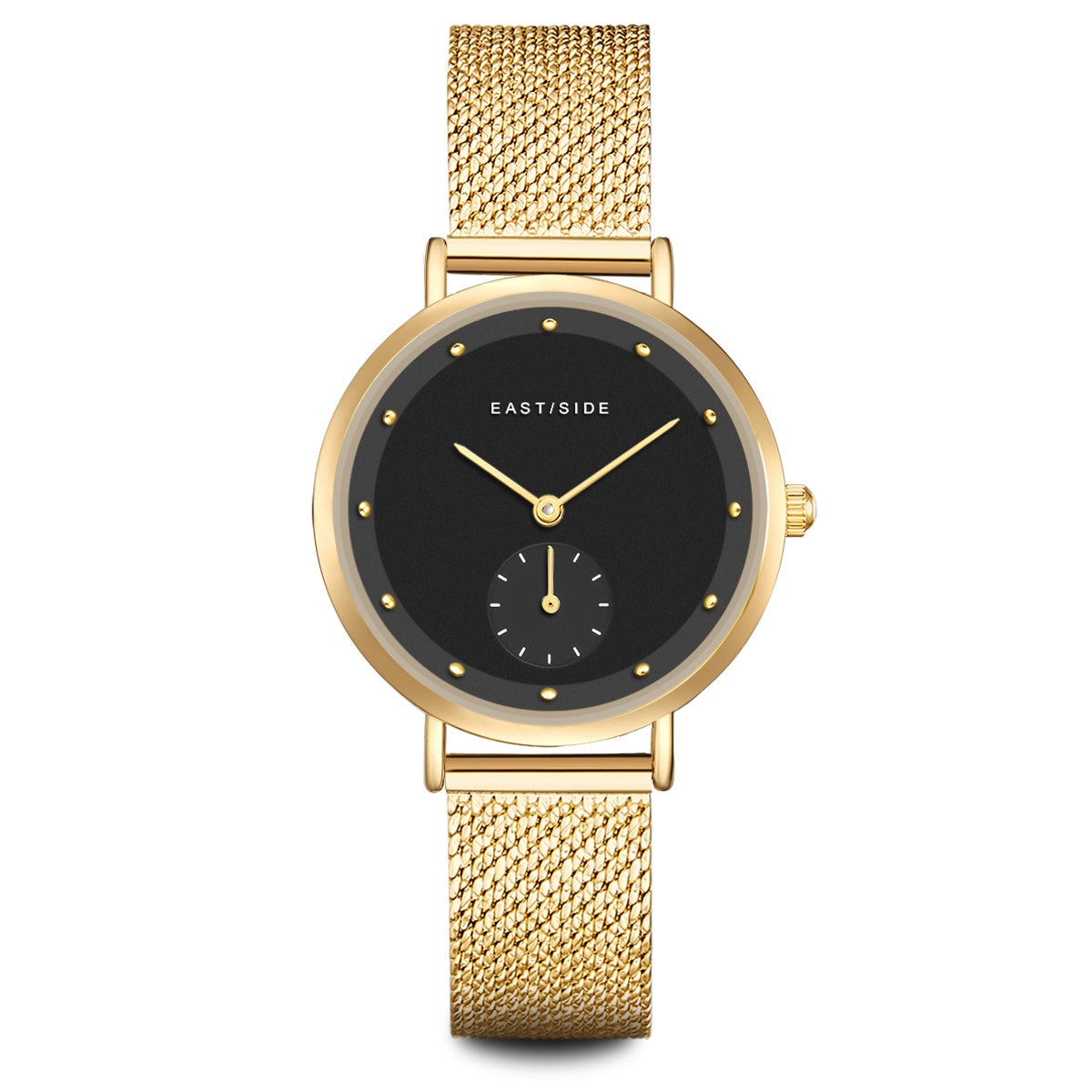 Damen Quarzuhr gelbgold Edelstahl gelbgold