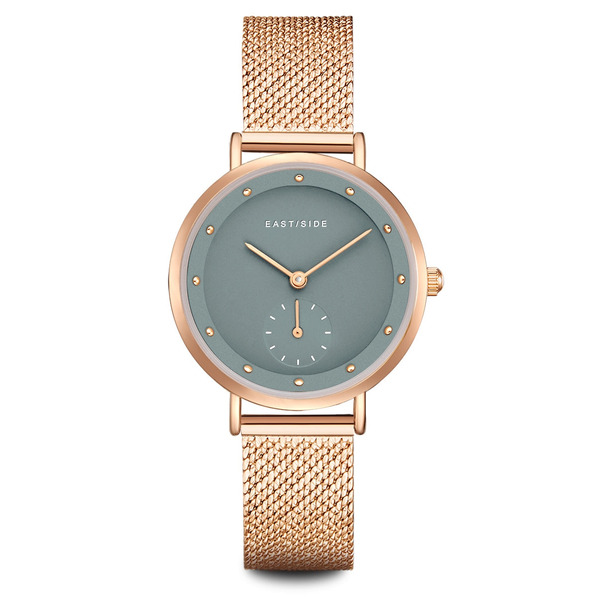 Damen Quarzuhr roségold Edelstahl roségold