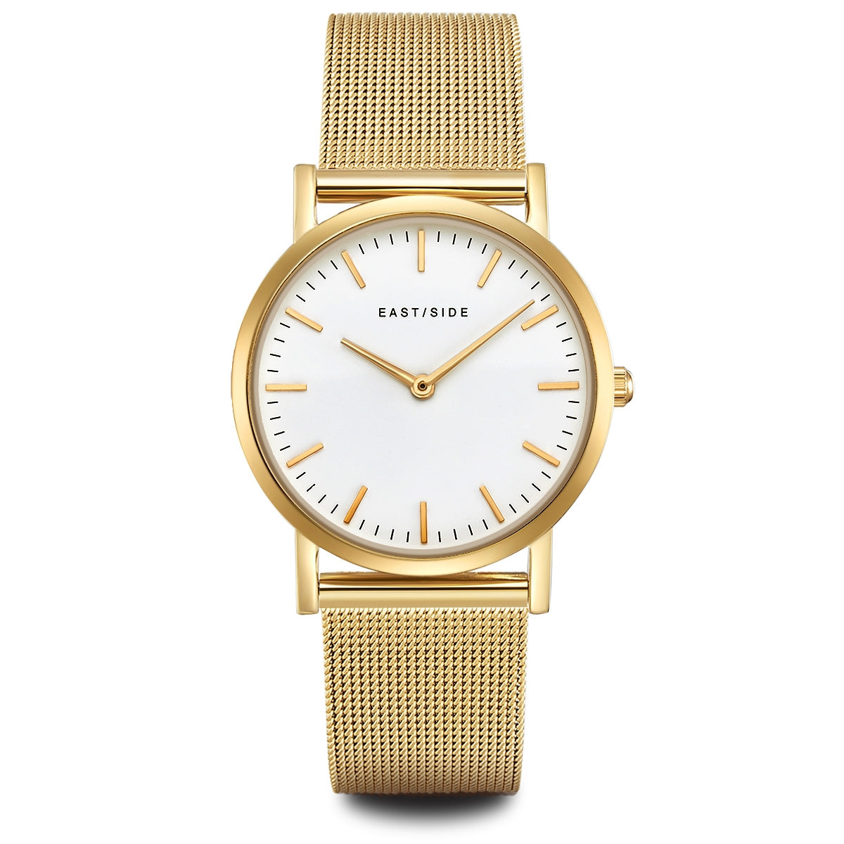 Damen Quarzuhr gelbgold Edelstahl gelbgold