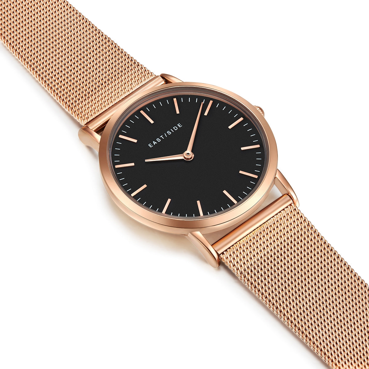 Damen Quarzuhr roségold Edelstahl roségold