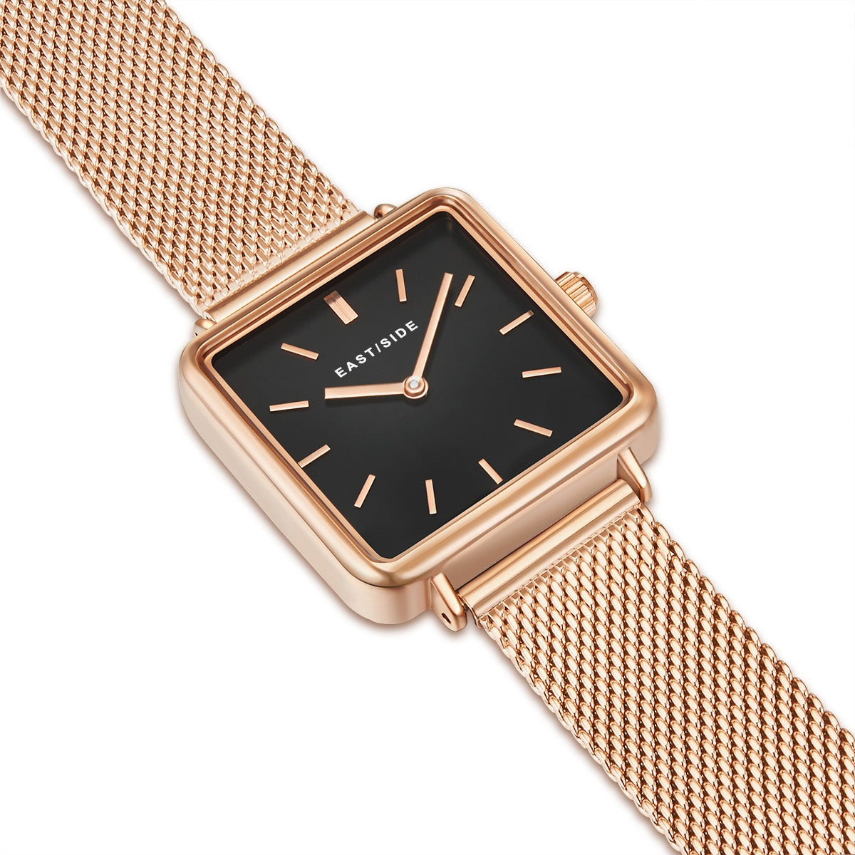 Damen Quarzuhr roségold Edelstahl roségold