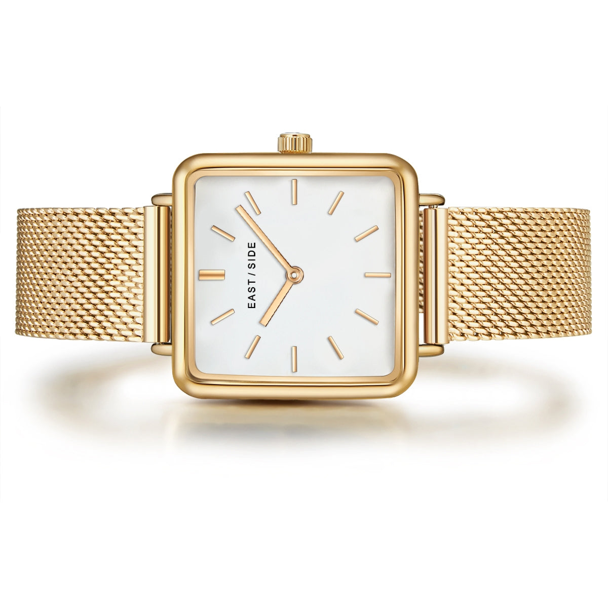 Damen Quarzuhr gelbgold Edelstahl gelbgold