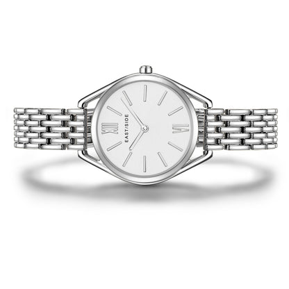 Damen Quarzuhr silber Edelstahl silber
