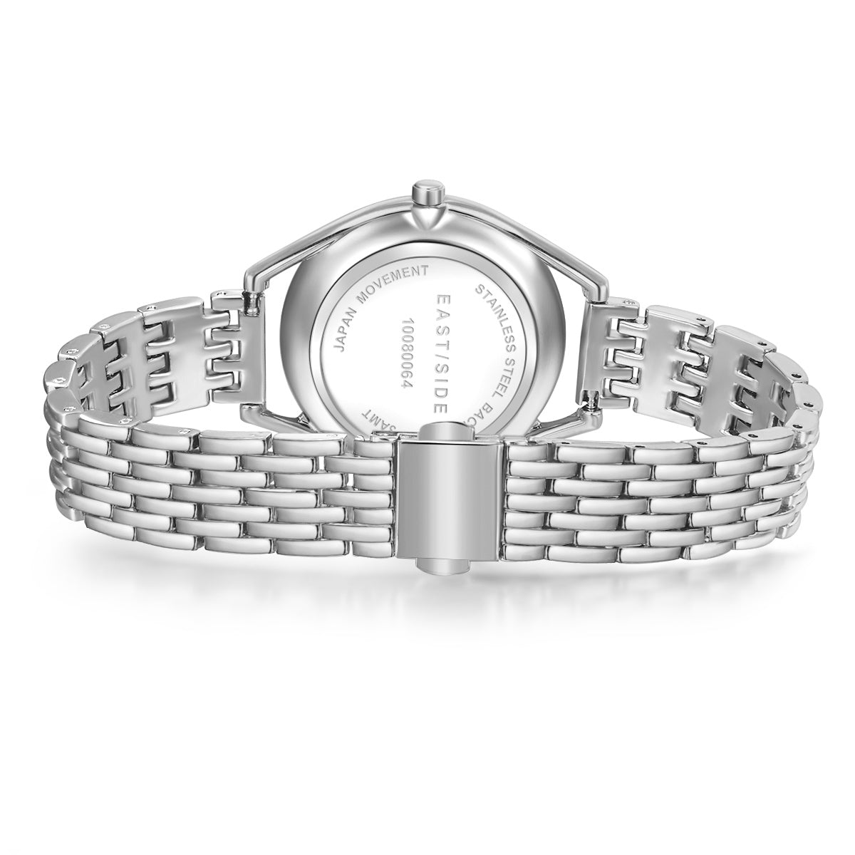 Damen Quarzuhr silber Edelstahl silber