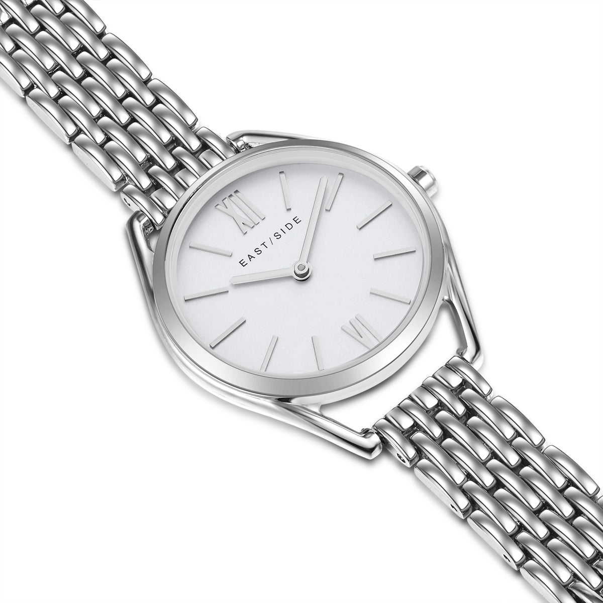 Damen Quarzuhr silber Edelstahl silber