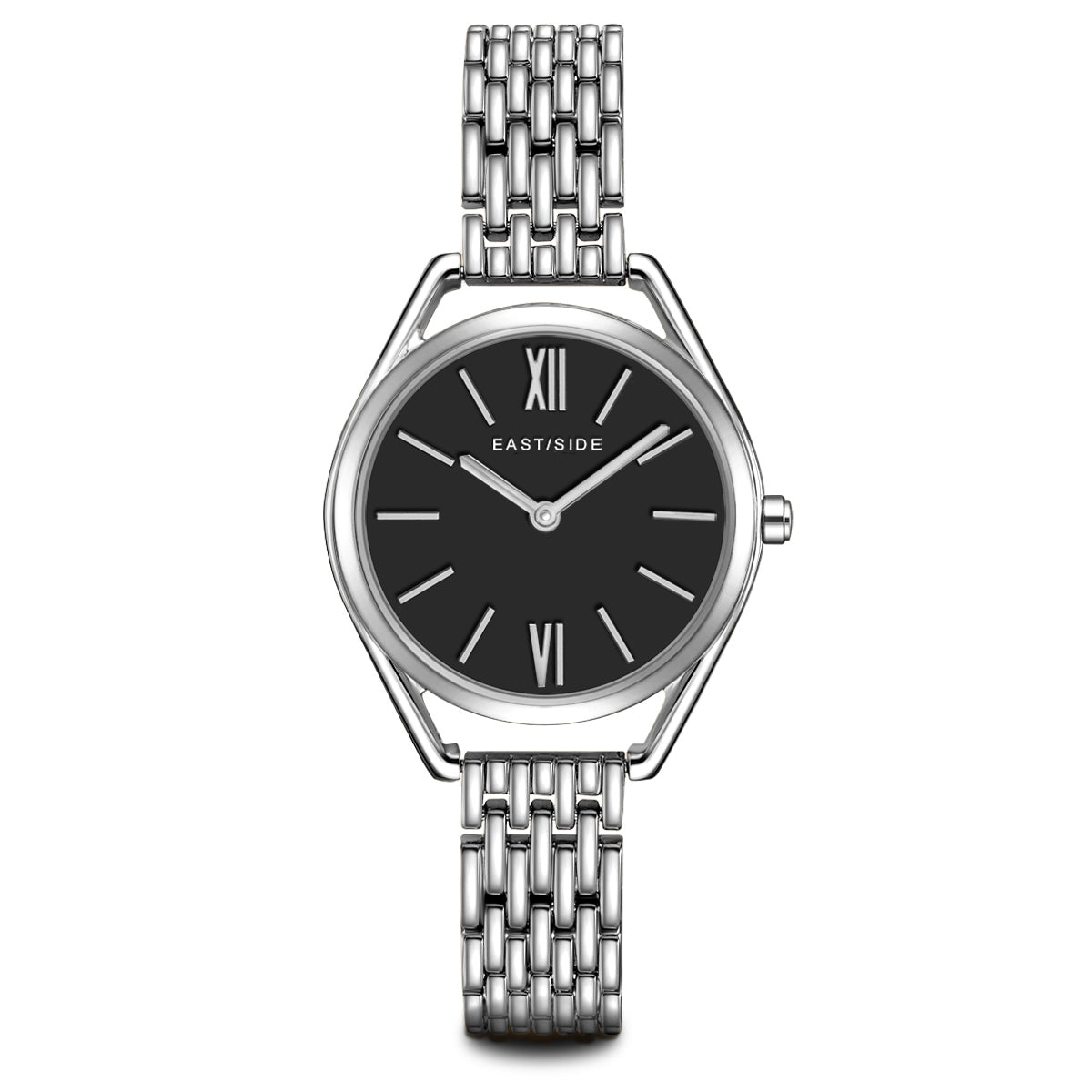 Damen Quarzuhr silber Edelstahl silber