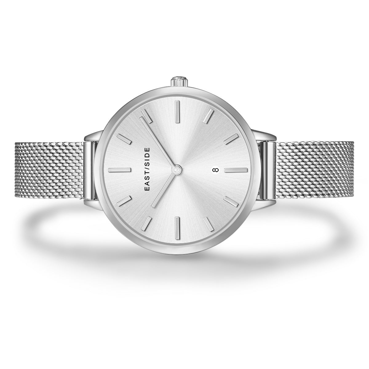 Damen Quarzuhr silber Edelstahl silber