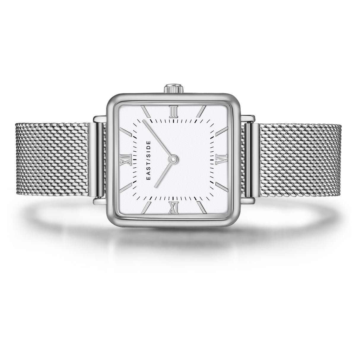 Damen Quarzuhr silber Edelstahl silber
