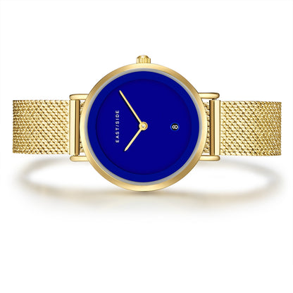 Damen Quarzuhr gelbgold Edelstahl gelbgold