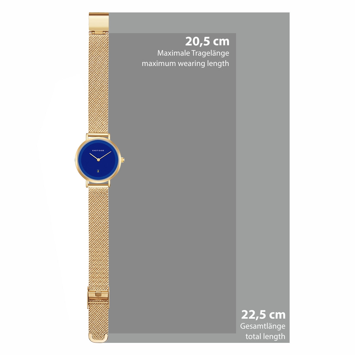 Damen Quarzuhr gelbgold Edelstahl gelbgold