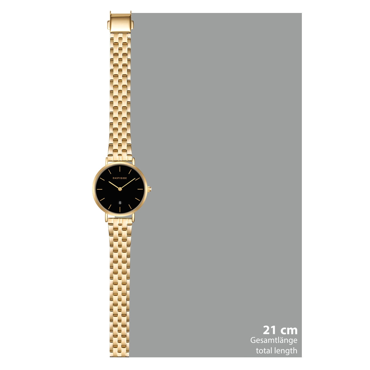 Damen Quarzuhr gelbgold Edelstahl gelbgold