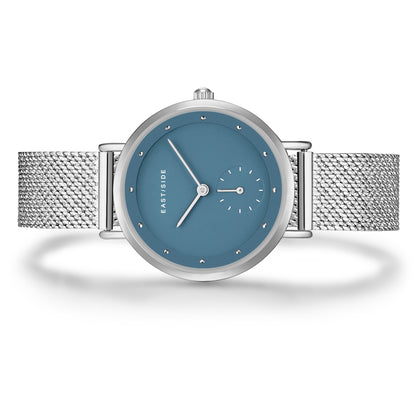 Damen Quarzuhr silber Edelstahl silber