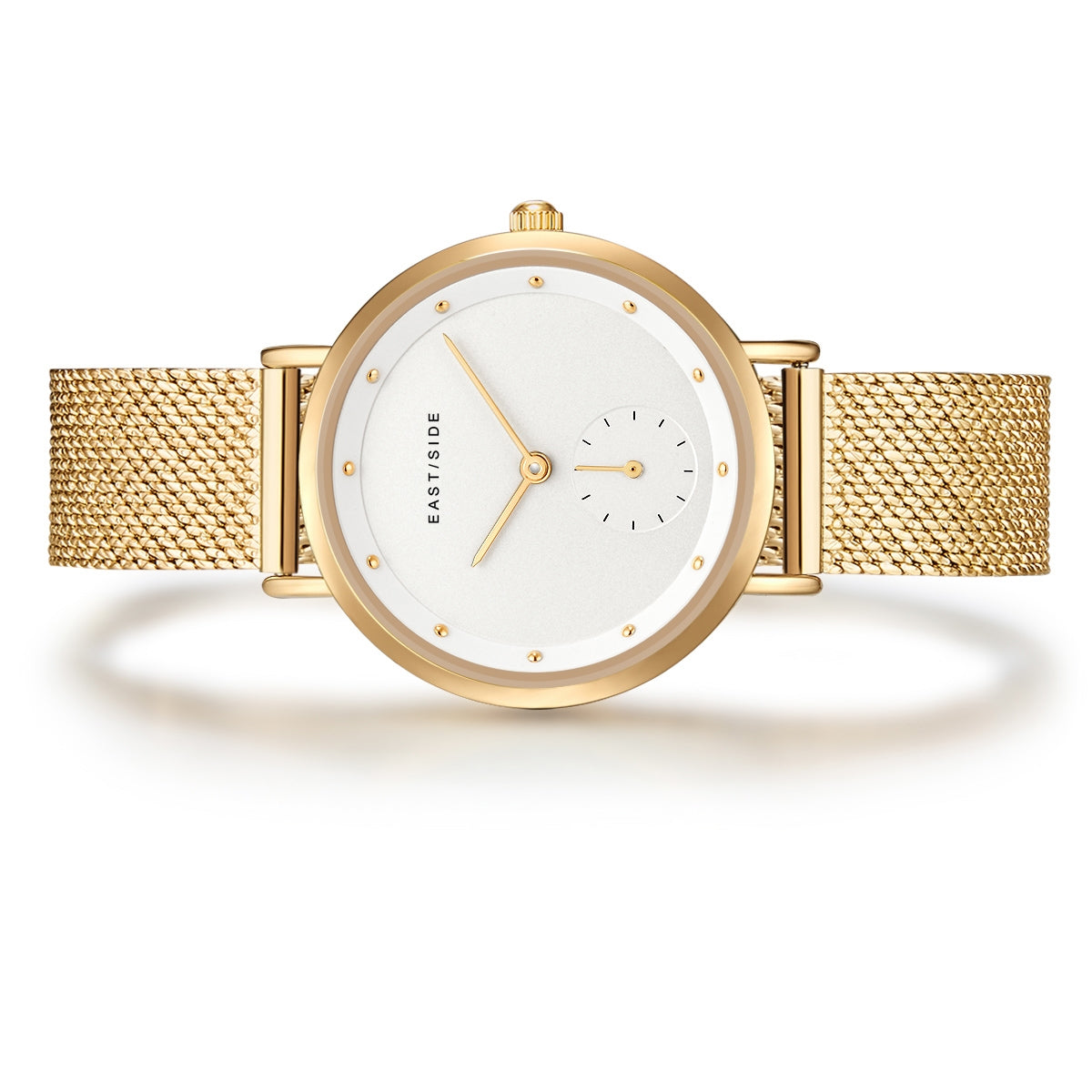 Damen Quarzuhr gelbgold Edelstahl gelbgold