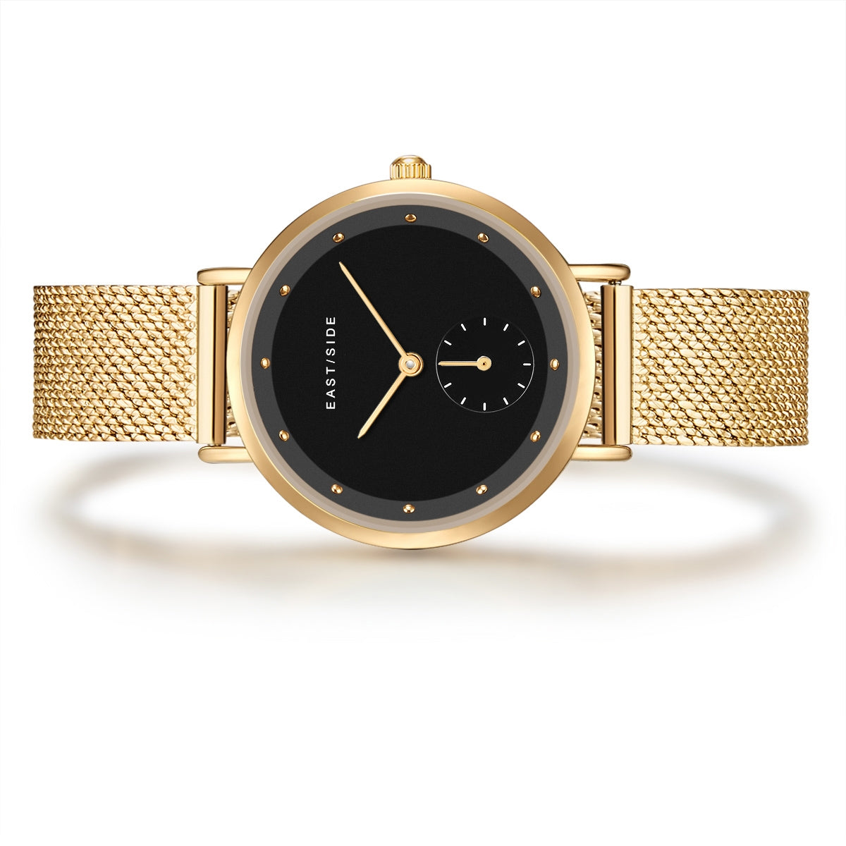 Damen Quarzuhr gelbgold Edelstahl gelbgold