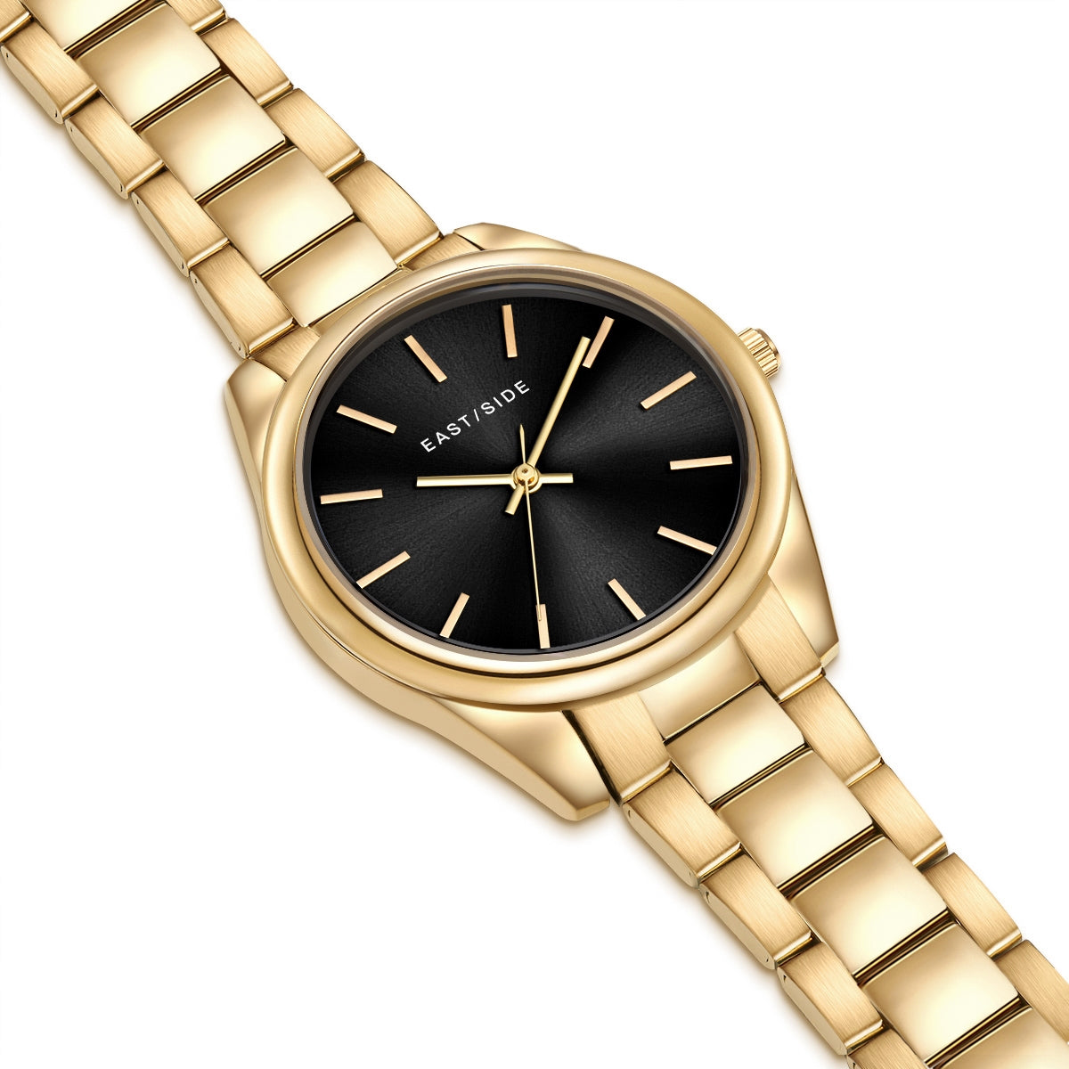 Damen Quarzuhr gelbgold Edelstahl gelbgold