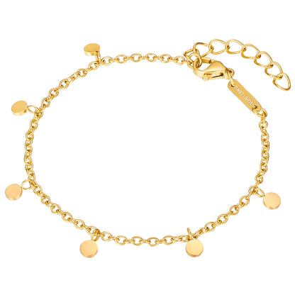 Armband Edelstahl gelbgold