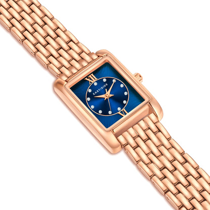 Damen Quarzuhr roségold Metall-Legierung roségold