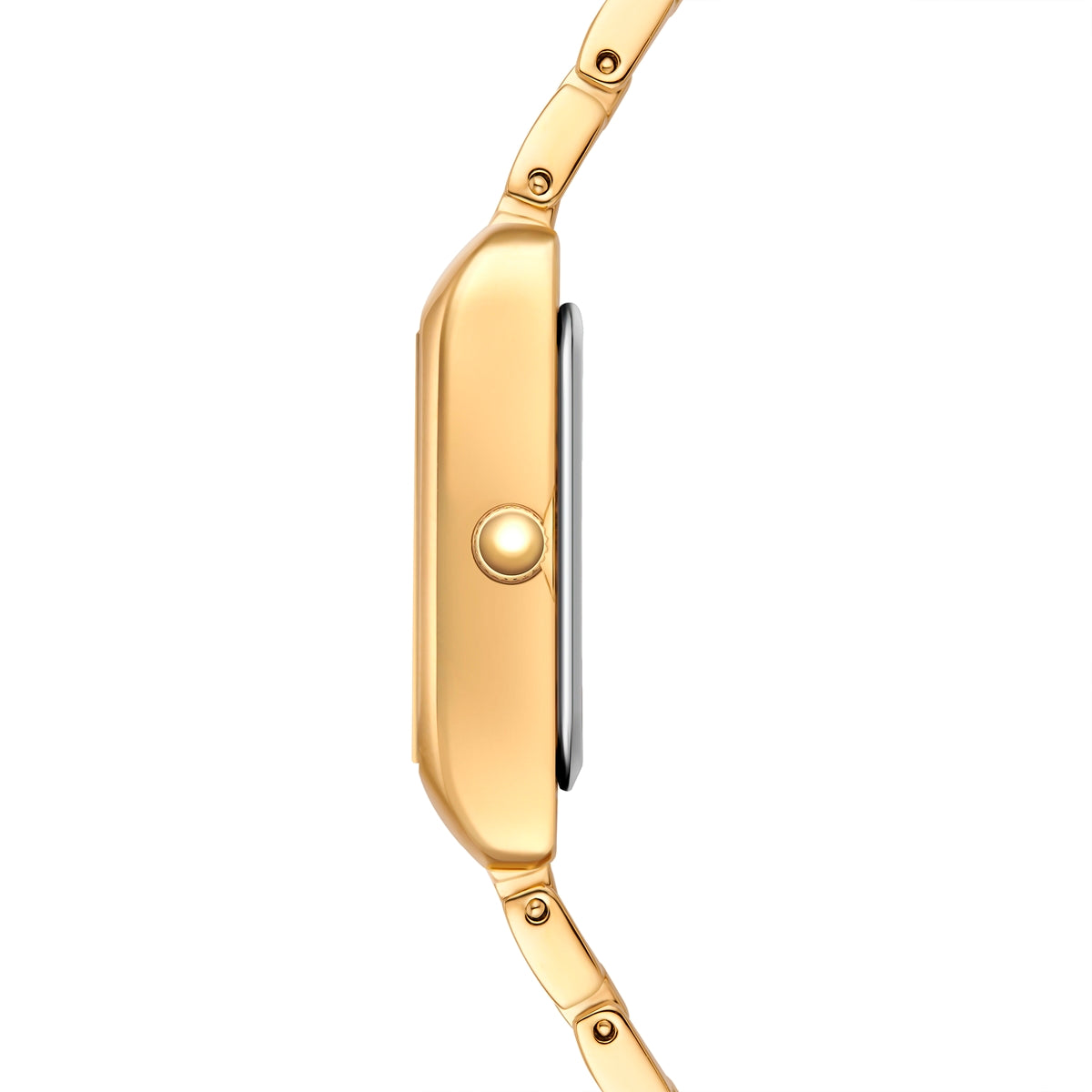 Damen Quarzuhr gelbgold Metall-Legierung gelbgold