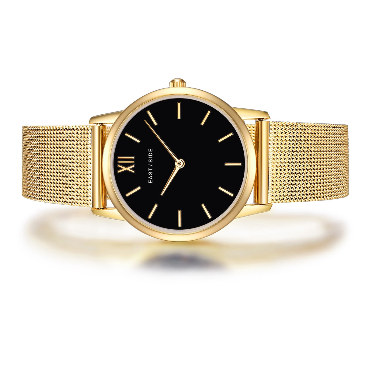 Damen Quarzuhr gelbgold Edelstahl gelbgold