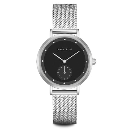 Damen Quarzuhr silber Edelstahl silber