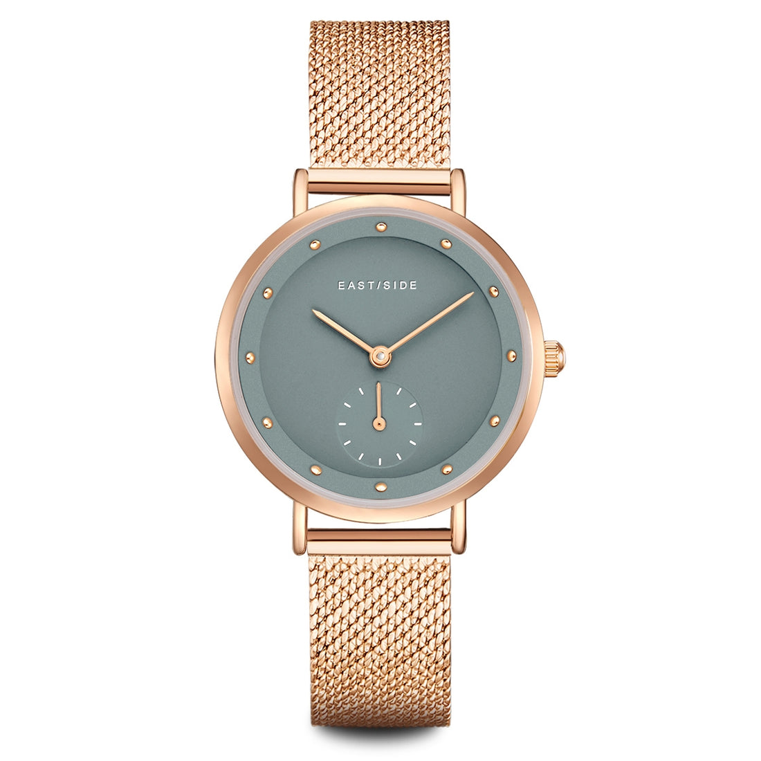 Damen Quarzuhr roségold Edelstahl roségold