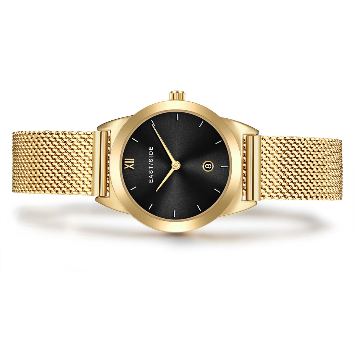 Damen Quarzuhr gelbgold Edelstahl gelbgold